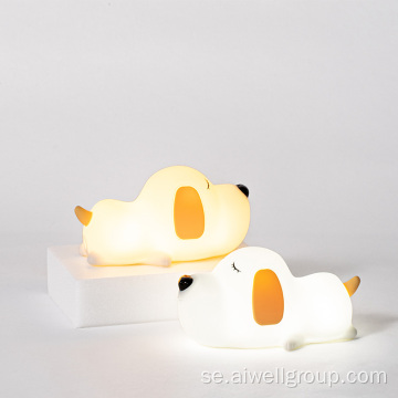 LED Animal Pet Dog Night Lamp Silicon Nursery Nursery